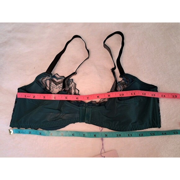 Savage X Fenty Shining Star Half Cup Plunge Bra Starstruck Wildflower 36C NWT - Picture 7 of 9